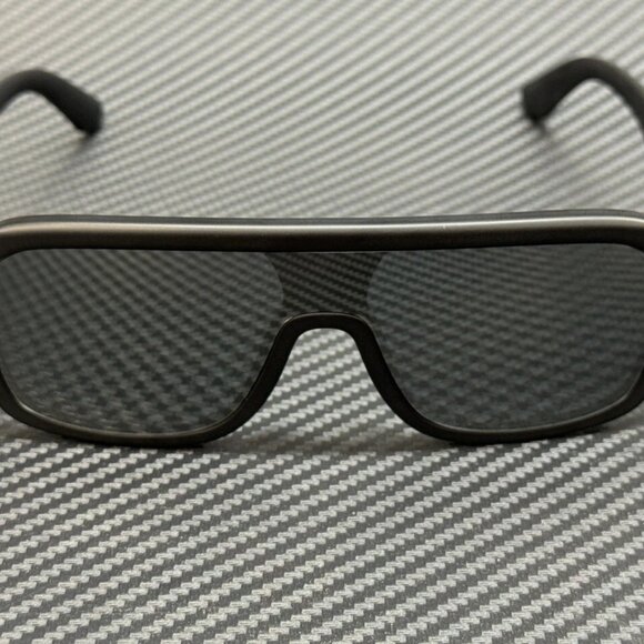 DOLCE & GABBANA Matte Black Mirror Grey Men's 65 mm Sunglasses - Picture 2 of 4